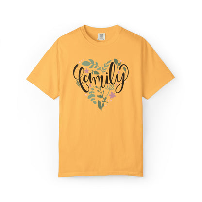 Family Trendy Tee Hug Rainbow Passion Unconditional Soulful Connection Siblings Love Parents Unisex Heavy Cotton T-Shirt