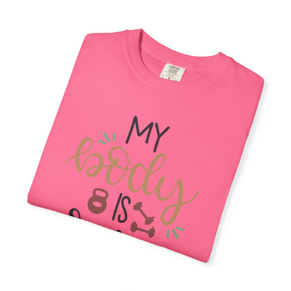 My Body Is Crying Fitness goals Exercise Gym Lovers Tee Bodybuilding Weight Lifting Unisex Heavy Cotton T-Shirt