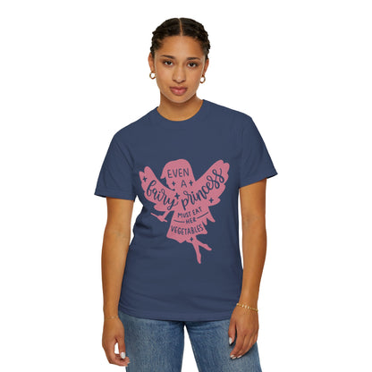 Even A Fairy Princess Must Eat Her Vegetables Parenting Advice Tee Healthy Eating Balanced Diet Unisex Heavy Cotton T-Shirt