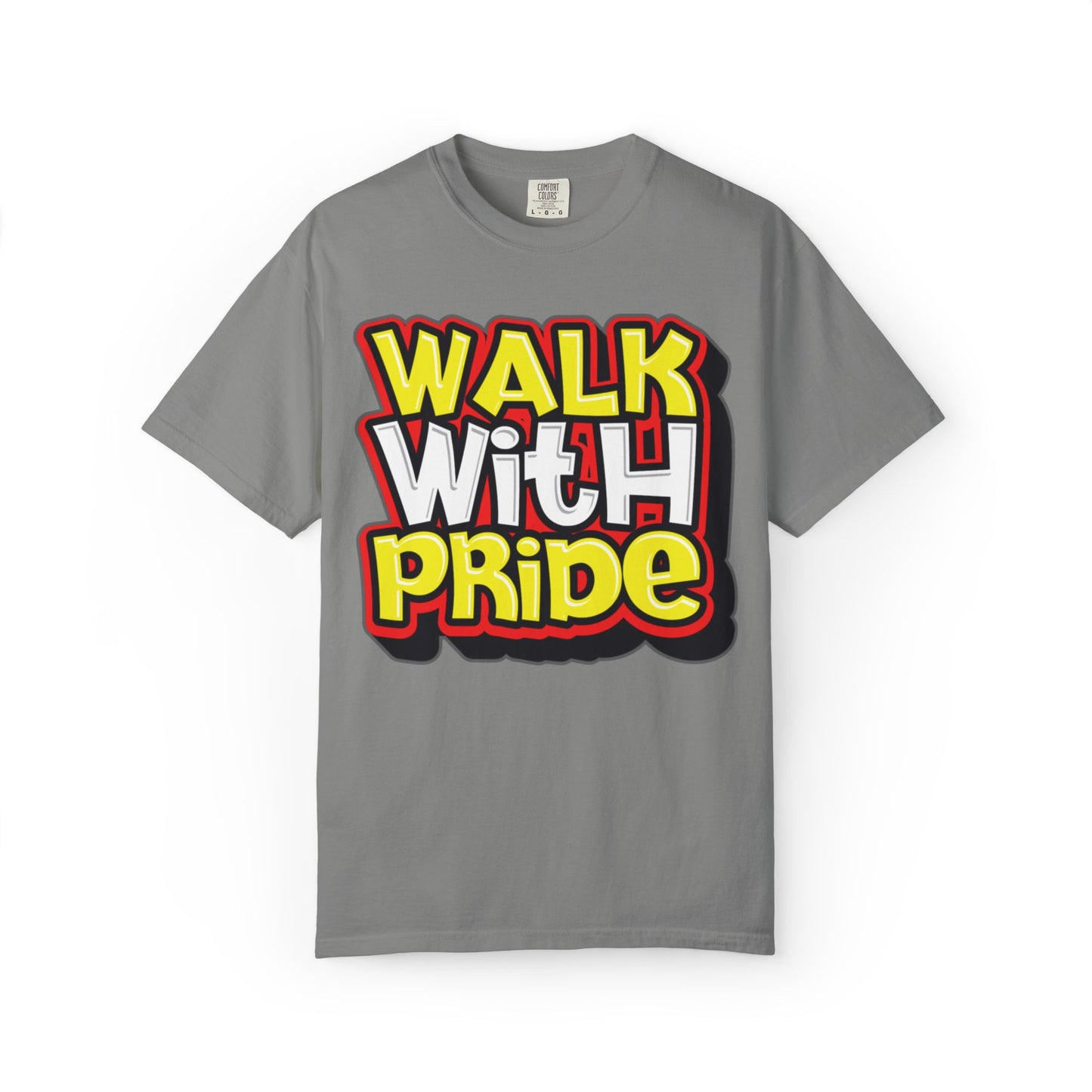 Walk With Pride Confidence Tee Aspiration Mindfulness Integrity Empowerment Unisex Heavy Cotton T-Shirt