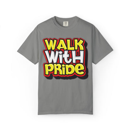 Walk With Pride Confidence Tee Aspiration Mindfulness Integrity Empowerment Unisex Heavy Cotton T-Shirt