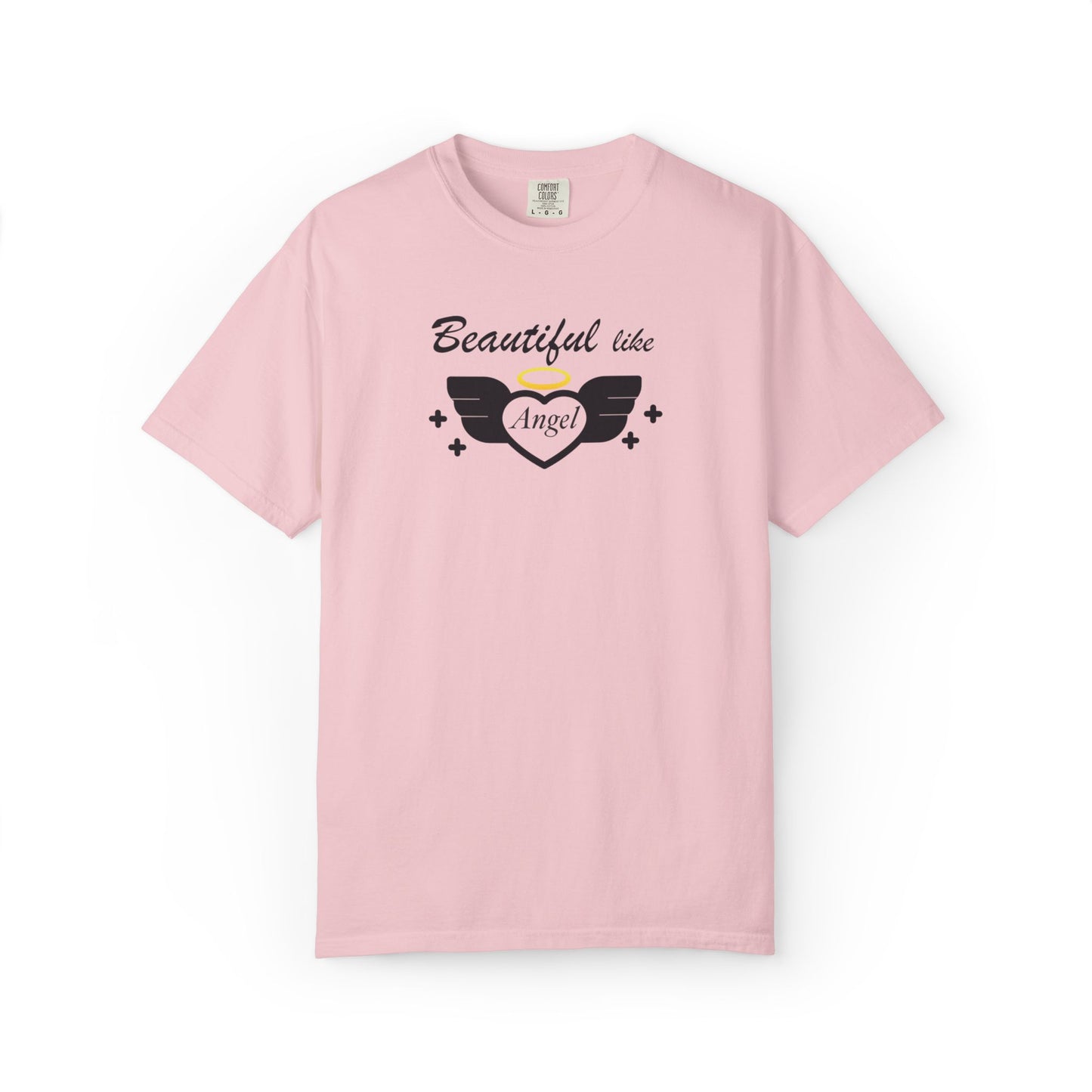 Beautiful Like Angel Politeness Tee Confidence Boost Stunning Gracefulness Unisex Heavy Cotton T-Shirt