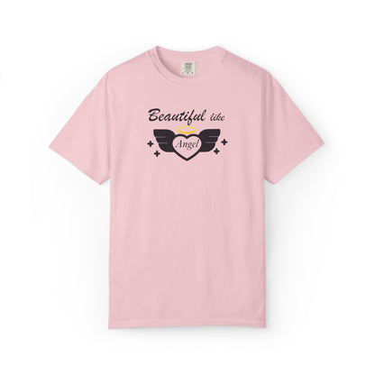 Beautiful Like Angel Politeness Tee Confidence Boost Stunning Gracefulness Unisex Heavy Cotton T-Shirt