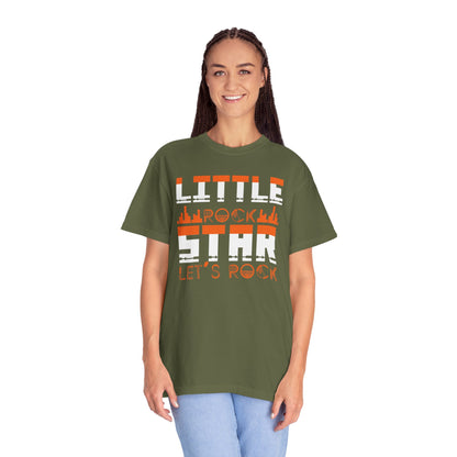 Thrilling Little Rock Star Born To Rock Rock And Roll Passion Rocker At Heart Rock Enthusiasm Unisex Heavy Cotton T-Shirt