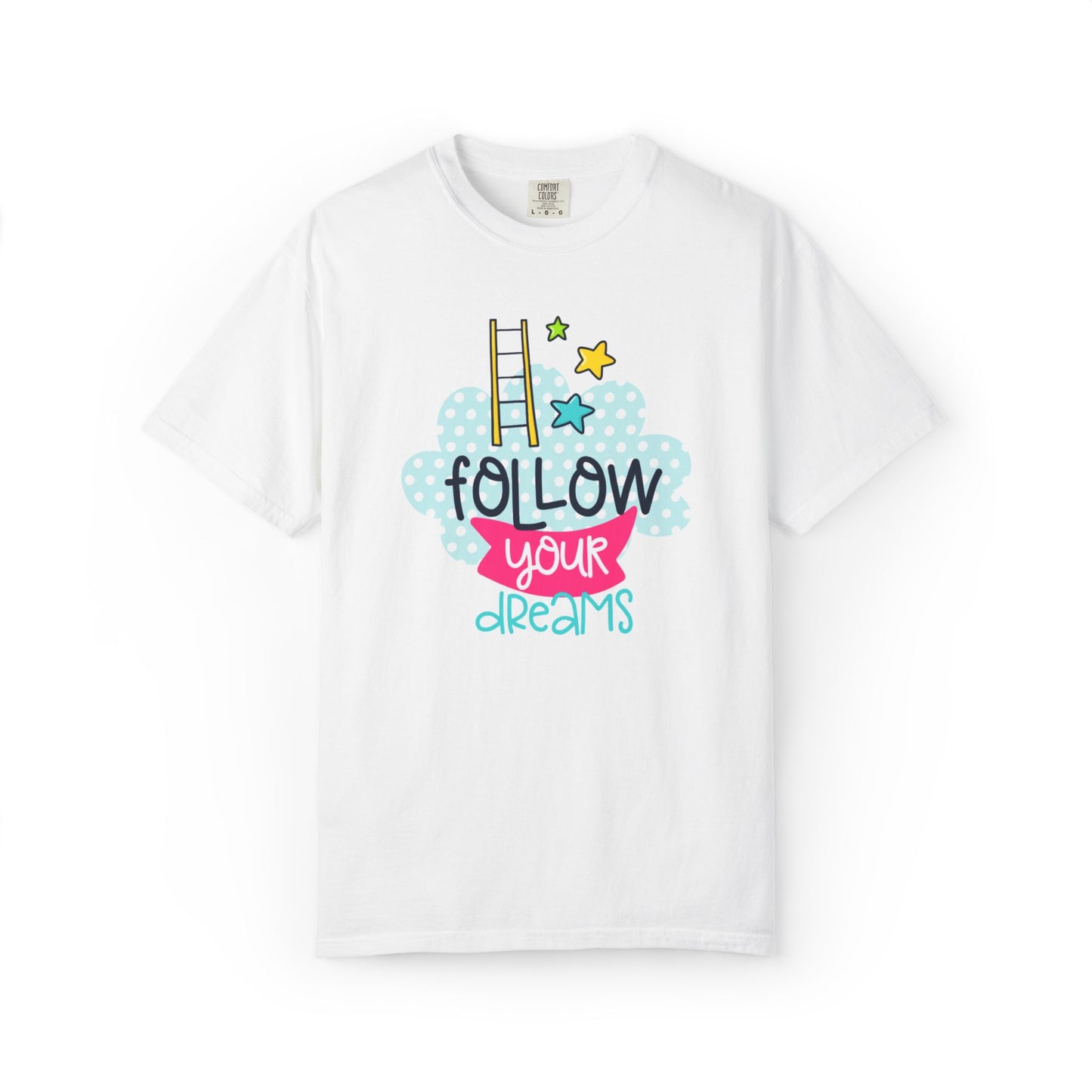 Follow Your Dreams Aspiration Determination Courage Night Wishes Unisex Heavy Cotton T-Shirt