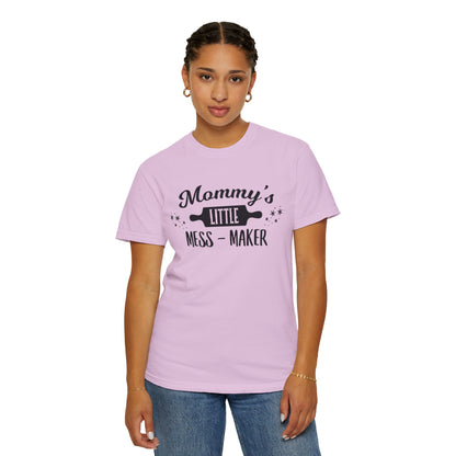 Mommy’s Little Mess-Maker Motherhood Loves Supermom Life Giver Wonder Woman Trendy Tee Unconditional Love Toddler Unisex Heavy Cotton T-Shirt