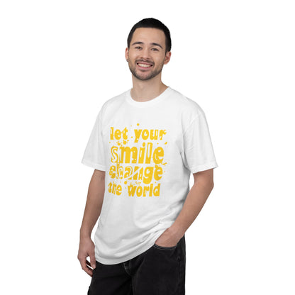 Let Your Smile Change The World Kindness Heartfelt Compliments Tee Thoughtful Gestures Love-Inspiration  Unisex Heavy Cotton T-Shirt