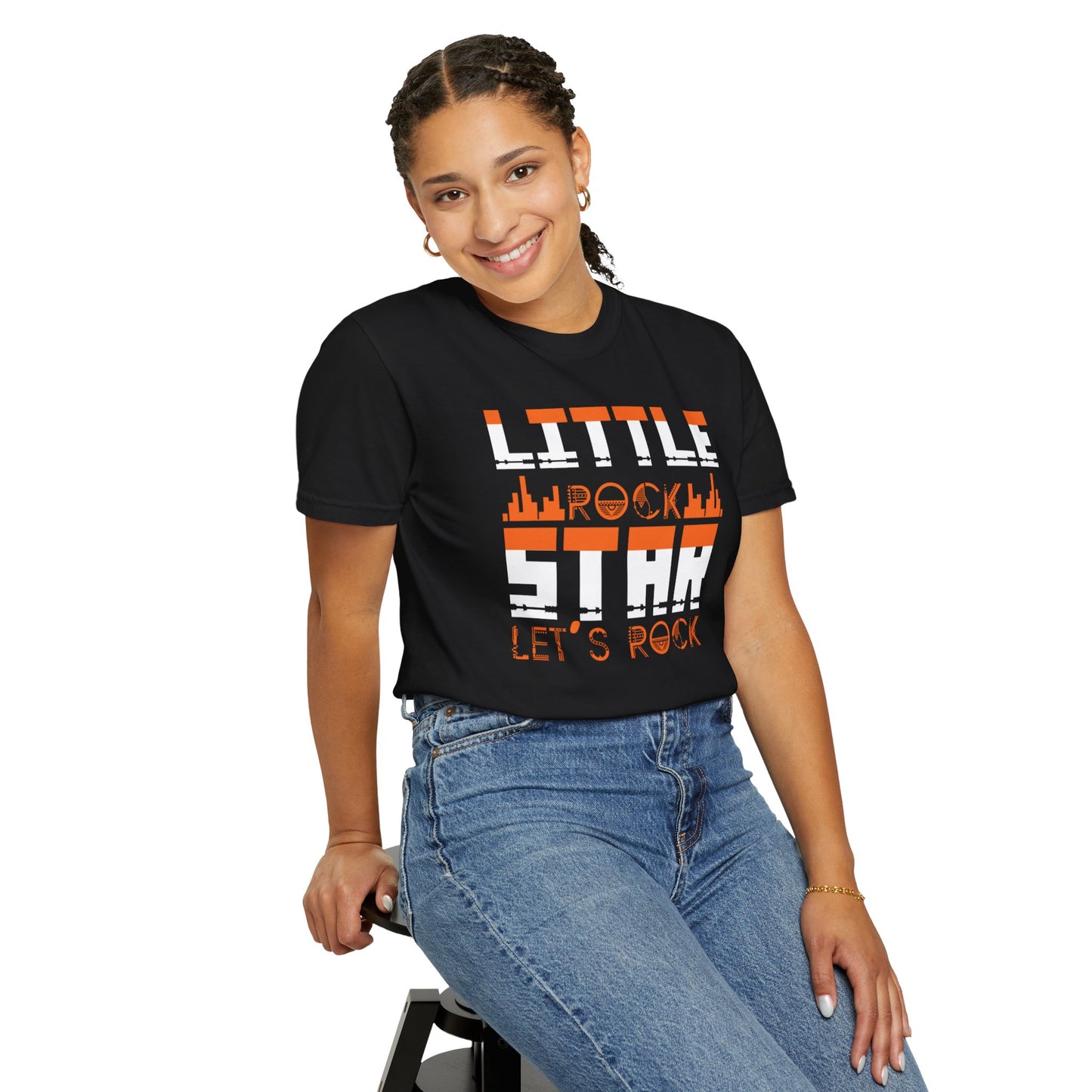 Thrilling Little Rock Star Born To Rock Rock And Roll Passion Rocker At Heart Rock Enthusiasm Unisex Heavy Cotton T-Shirt