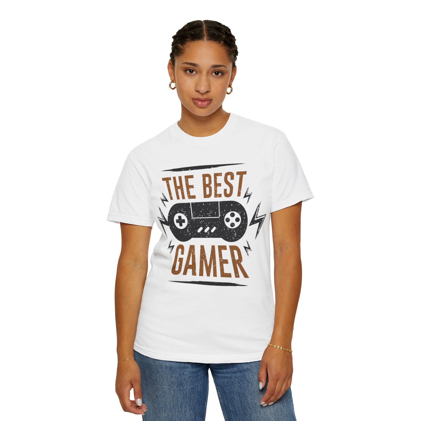 The Best Gamer Warriors Tee Non-Stop Playing Gaming Obsession Unisex Heavy Cotton T-Shirt