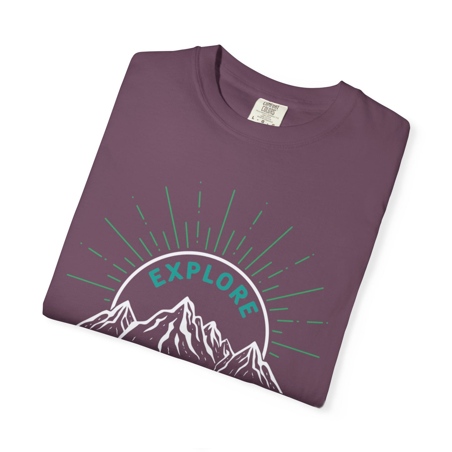 Funny Explore Mountain Adventure Tee Sarcastic Alpine Discover Camping Forest Unisex Heavy Cotton T-Shirt