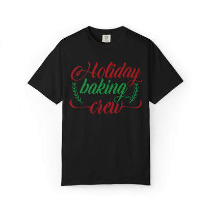 Holiday Baking Crew Xmas Cakes Christmas Cookies Festival Season Unisex Heavy Cotton T-Shirt