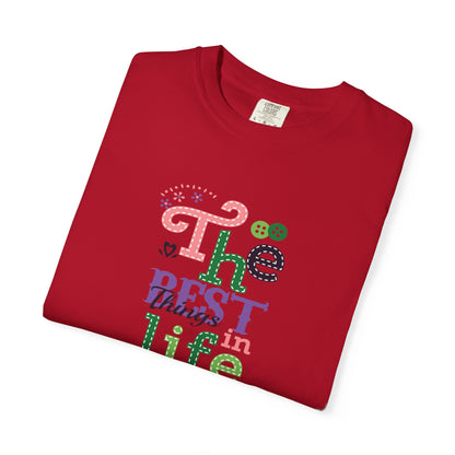 The Best Things In Life Aren’t Things Encouragement Self-belief Tee Moral Support Hopefulness Positivity People Unisex Heavy Cotton T-Shirt