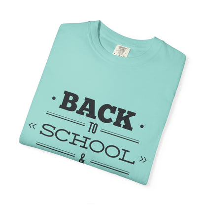 Funny Back To School Looking Cool New Beginning Educational Journey New Classroom Backpack Notebooks Unisex Heavy Cotton T-Shirt