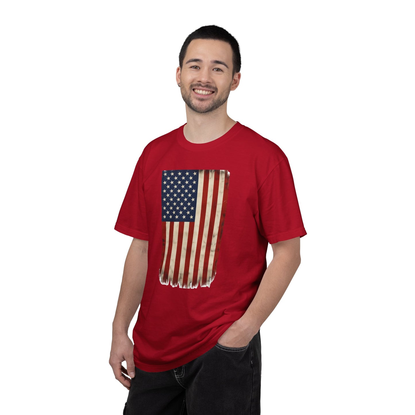 Flag USA - Unisex Garment-Dyed T-shirt