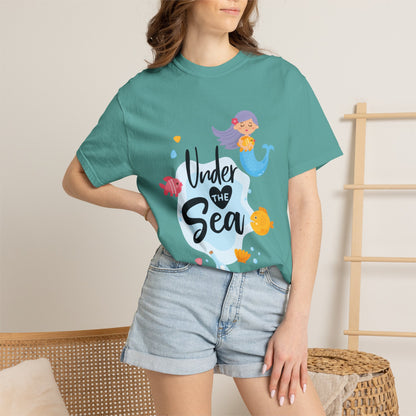 Under The Sea Oceanic Enchantment Tee Marine Life Wonders Unseen Depths Unisex Heavy Cotton T-Shirt