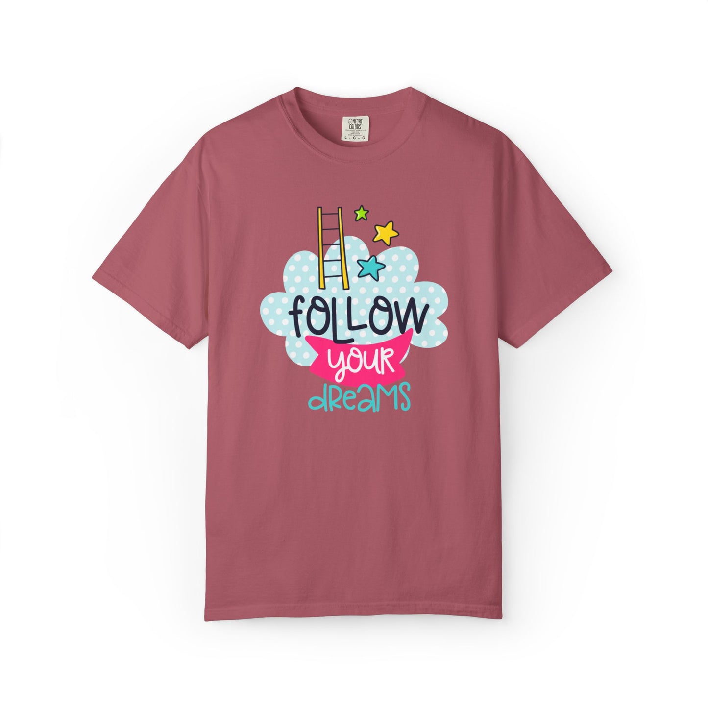 Follow Your Dreams Aspiration Determination Courage Night Wishes Unisex Heavy Cotton T-Shirt