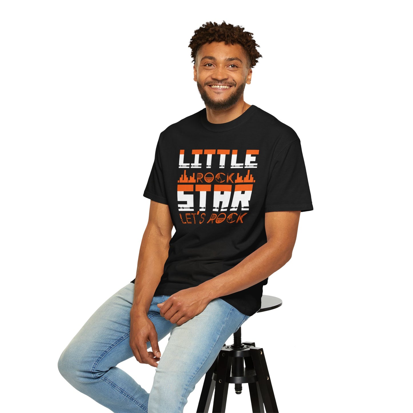 Thrilling Little Rock Star Born To Rock Rock And Roll Passion Rocker At Heart Rock Enthusiasm Unisex Heavy Cotton T-Shirt