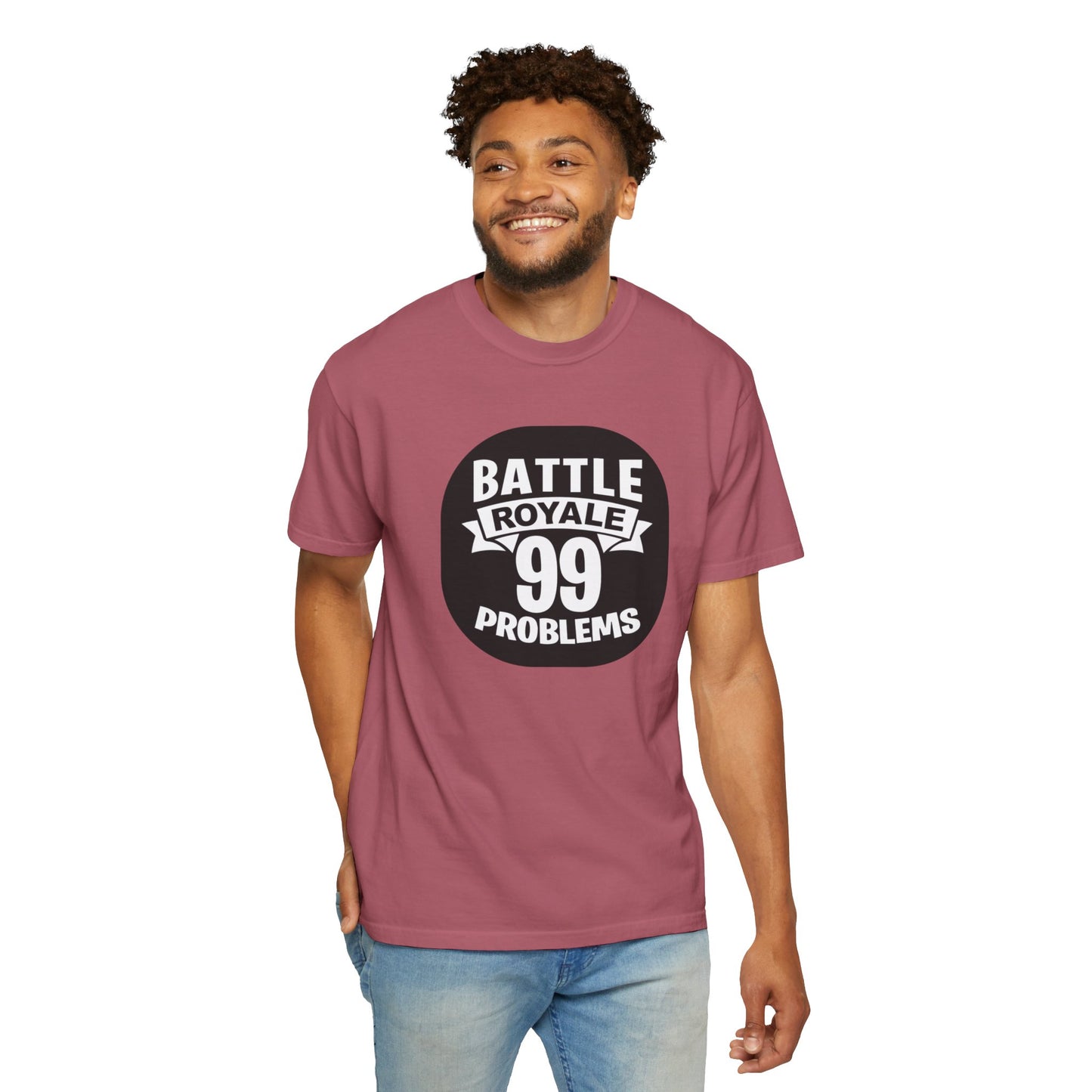 Battle Royal Multiplayer Madness Tee Thrilling Elimination High-Stakes Combat Unisex Heavy Cotton T-Shirt