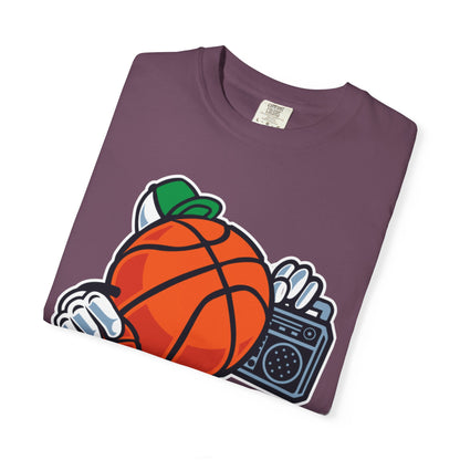 Funny Street Basketball Court King Queens Basketball Lovers Tee Slam Dunk Net Warriors Unisex Heavy Cotton T-Shirt