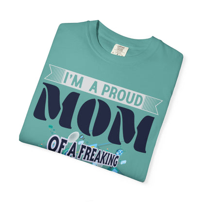 Proud Mom Telecom Engineer Mobile Technology Signal Processing Digital Communication Radio Frequencies Unisex Heavy Cotton T-Shirt