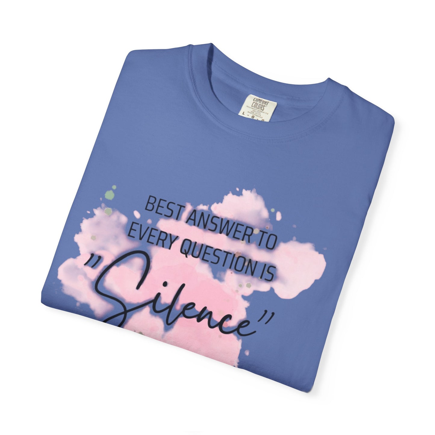 Silence - Unisex Garment-Dyed T-shirt