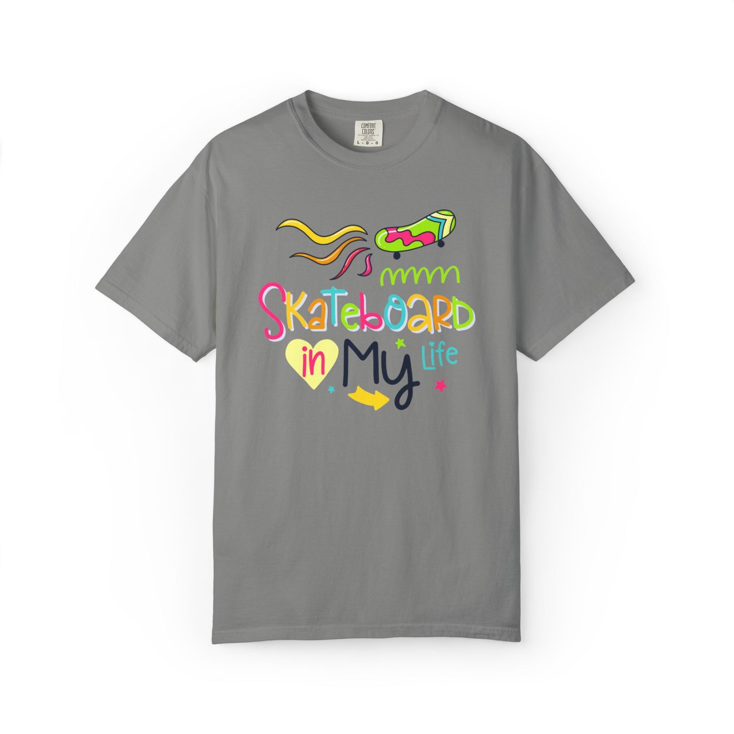 Skateboard In My Life Skater Competitions Boarding Fitness Tee Unisex Heavy Cotton T-Shirt