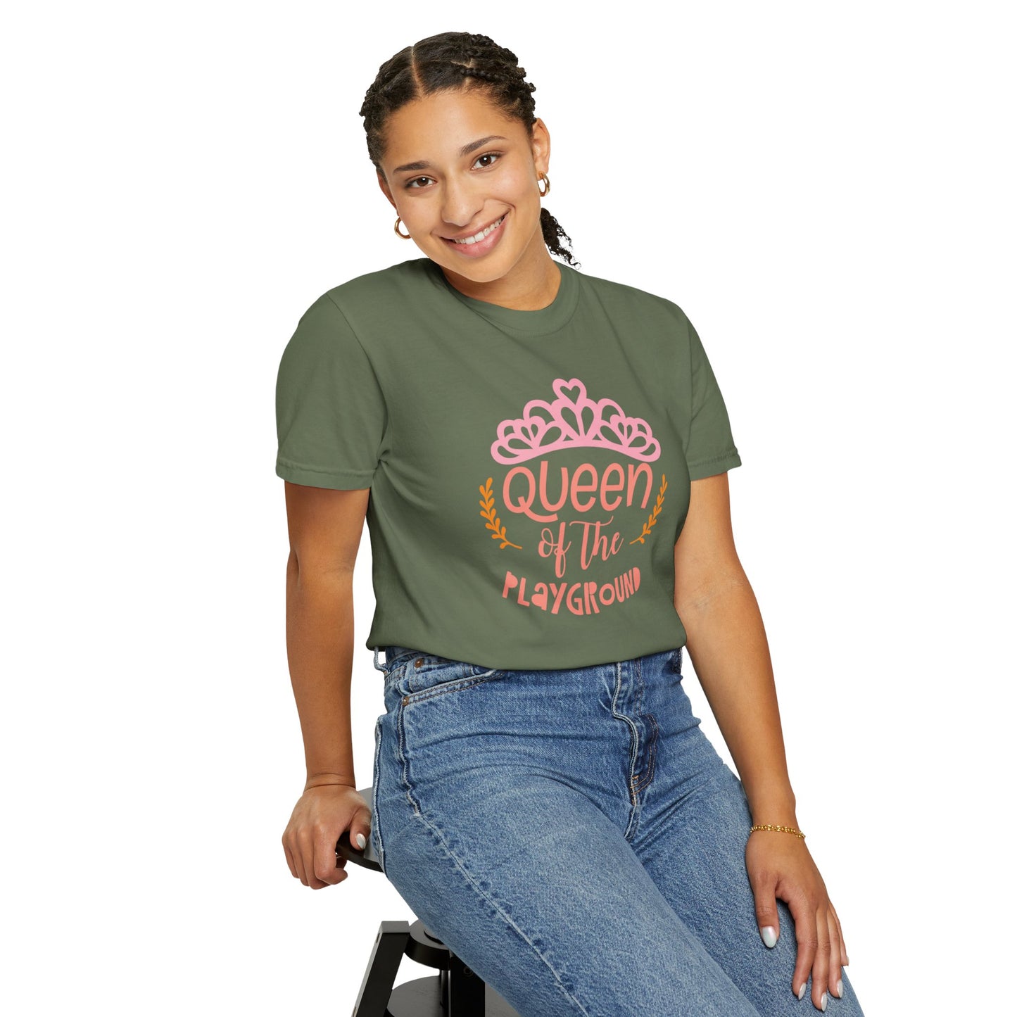 Queen Of The Playground Playtime Learning Objectives Early Toddlers Tee Childhood Development Unisex Heavy Cotton T-Shirt