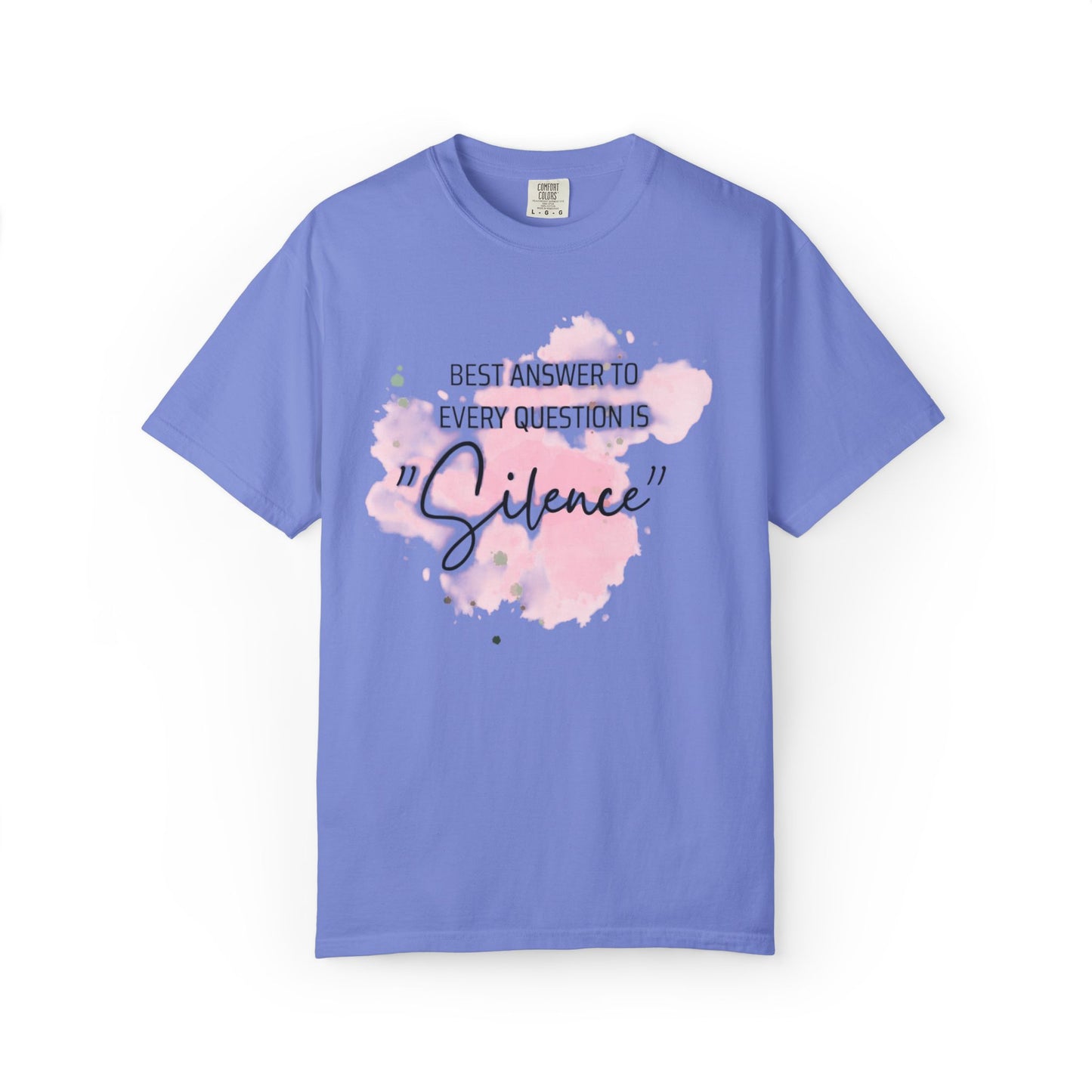 Silence - Unisex Garment-Dyed T-shirt