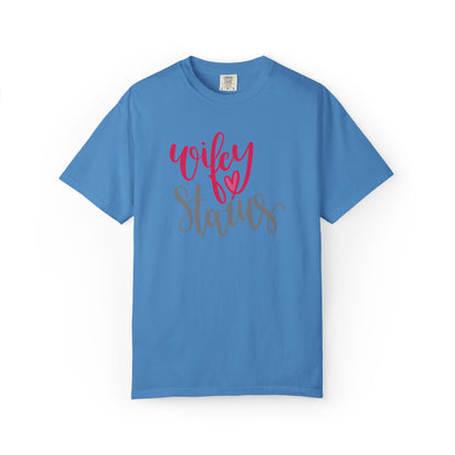 Wifey Status Loyal Tee Fun-loving Elegant Captivating Graceful Amazing Unisex Heavy Cotton T-Shirt