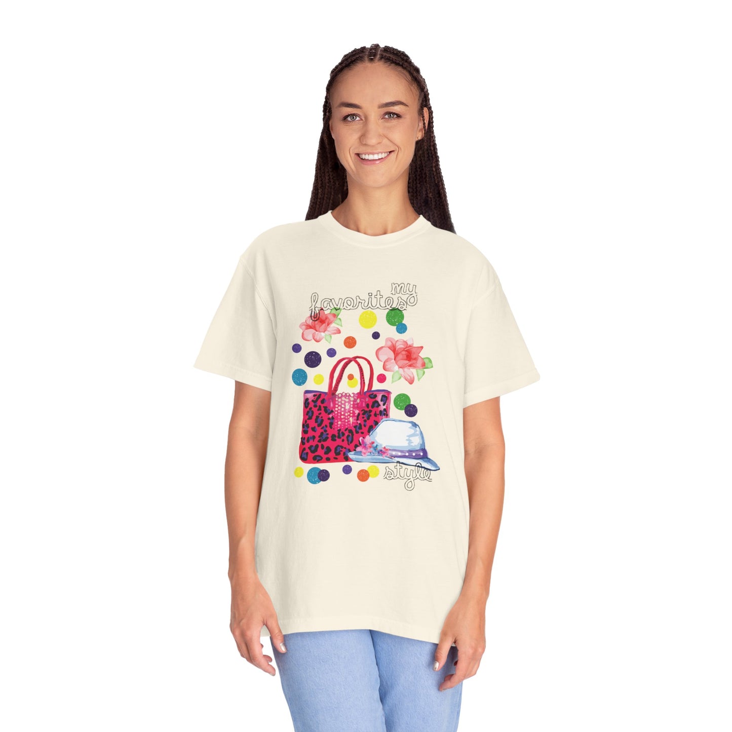 My Favorites Style Elegantly Trendy Tee Cleverly Classy Strong Empowered Fashionable Stylish Cute Unisex Heavy Cotton T-Shirt