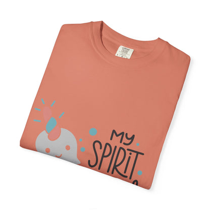 My Spirit Animal Is a Narwhal Unicorn Of The Sea Tusk Tee Inuit Culture Migration Unisex Heavy Cotton T-Shirt