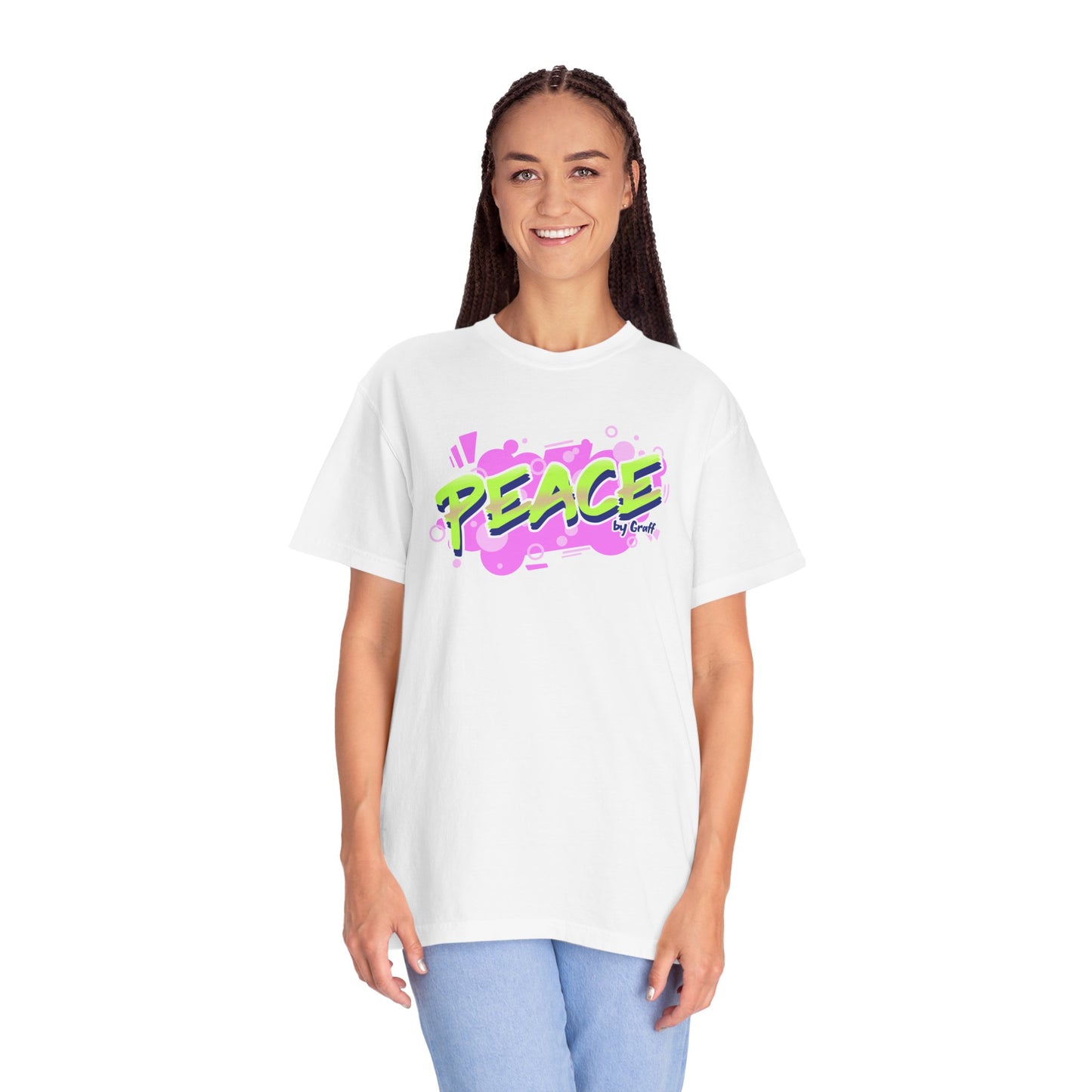 Graffiti Logo Maker Featuring Bubbly Graphics Unisex Heavy Cotton T-Shirt