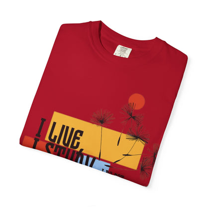 I Live I Study - Unisex Garment-Dyed T-shirt