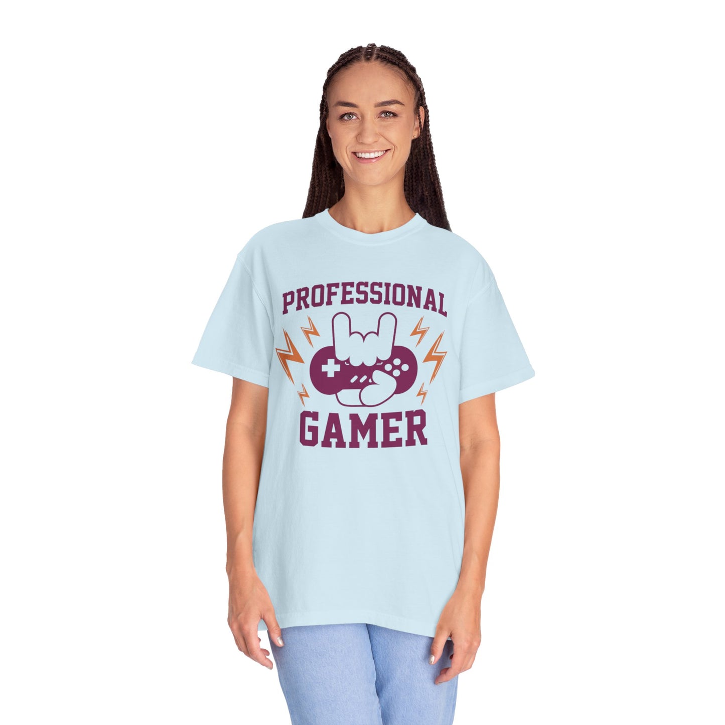 Professional Gamer Warriors Tee Non-Stop Playing Gaming Obsession Unisex Heavy Cotton T-Shirt