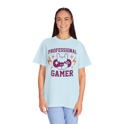 Professional Gamer Warriors Tee Non-Stop Playing Gaming Obsession Unisex Heavy Cotton T-Shirt