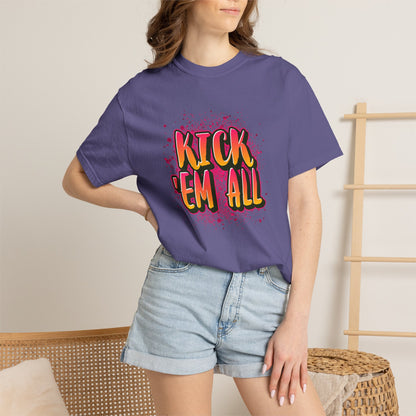 Kick Em All Unisex Heavy Cotton T-Shirt