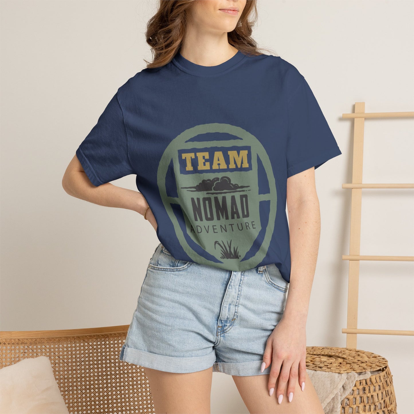 Team Nomad Constant Movement Discovery Freedom Adventure Enthusiasts Unisex Heavy Cotton T-Shirt
