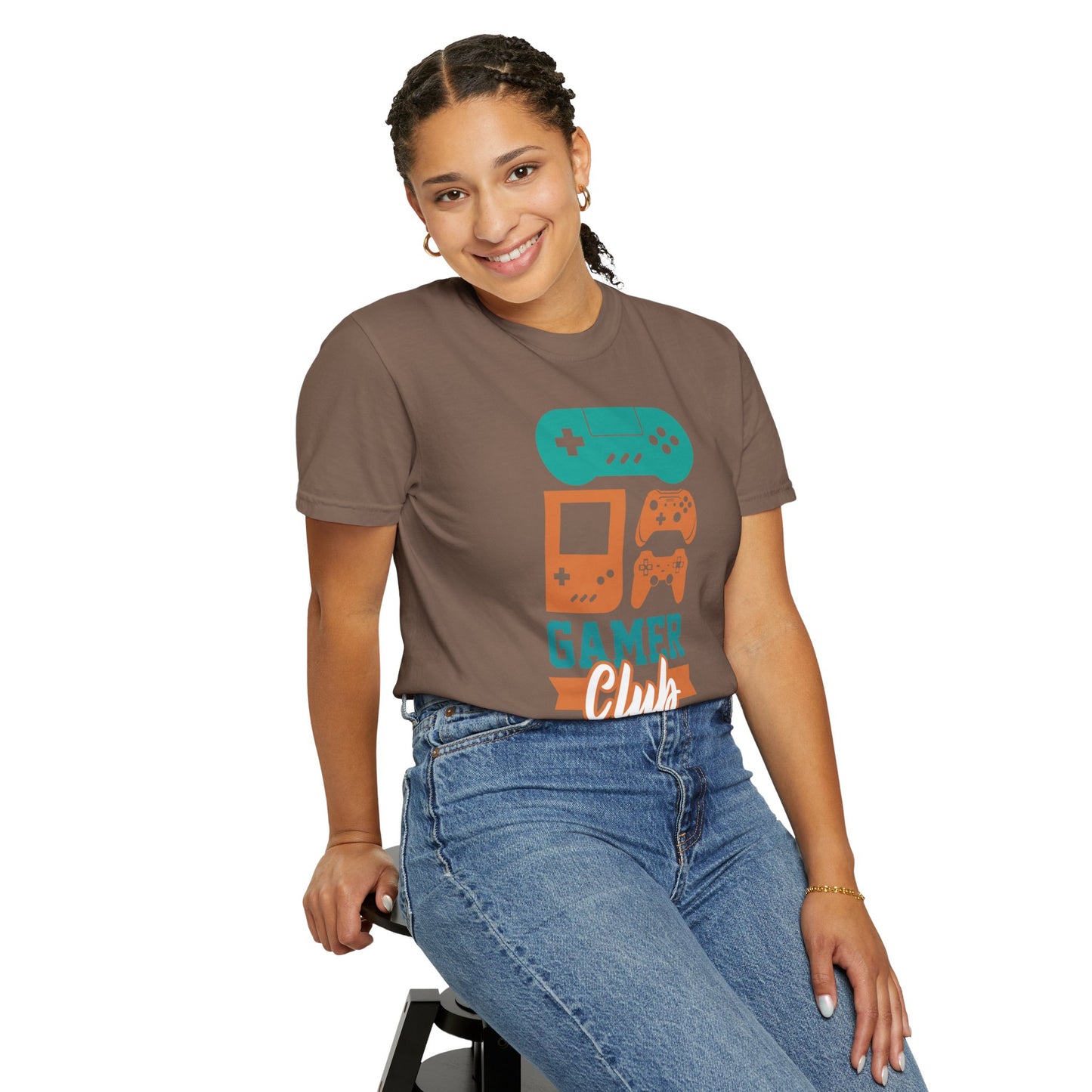 Funny Gamer Club Sarcastic Retro Gaming Gaming Consoles Gaming Community Unisex Heavy Cotton T-Shirt