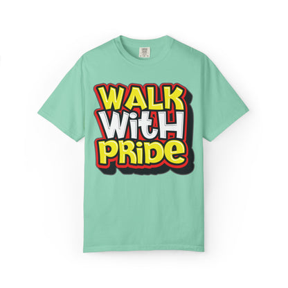 Walk With Pride Confidence Tee Aspiration Mindfulness Integrity Empowerment Unisex Heavy Cotton T-Shirt