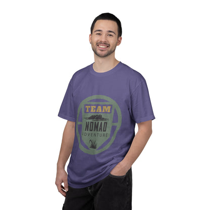 Team Nomad Constant Movement Discovery Freedom Adventure Enthusiasts Unisex Heavy Cotton T-Shirt