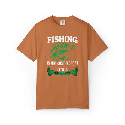 Fishing Is Not Just A Sport Reel Bait Fishing Tee Solitude Unisex Heavy Cotton T-Shirt