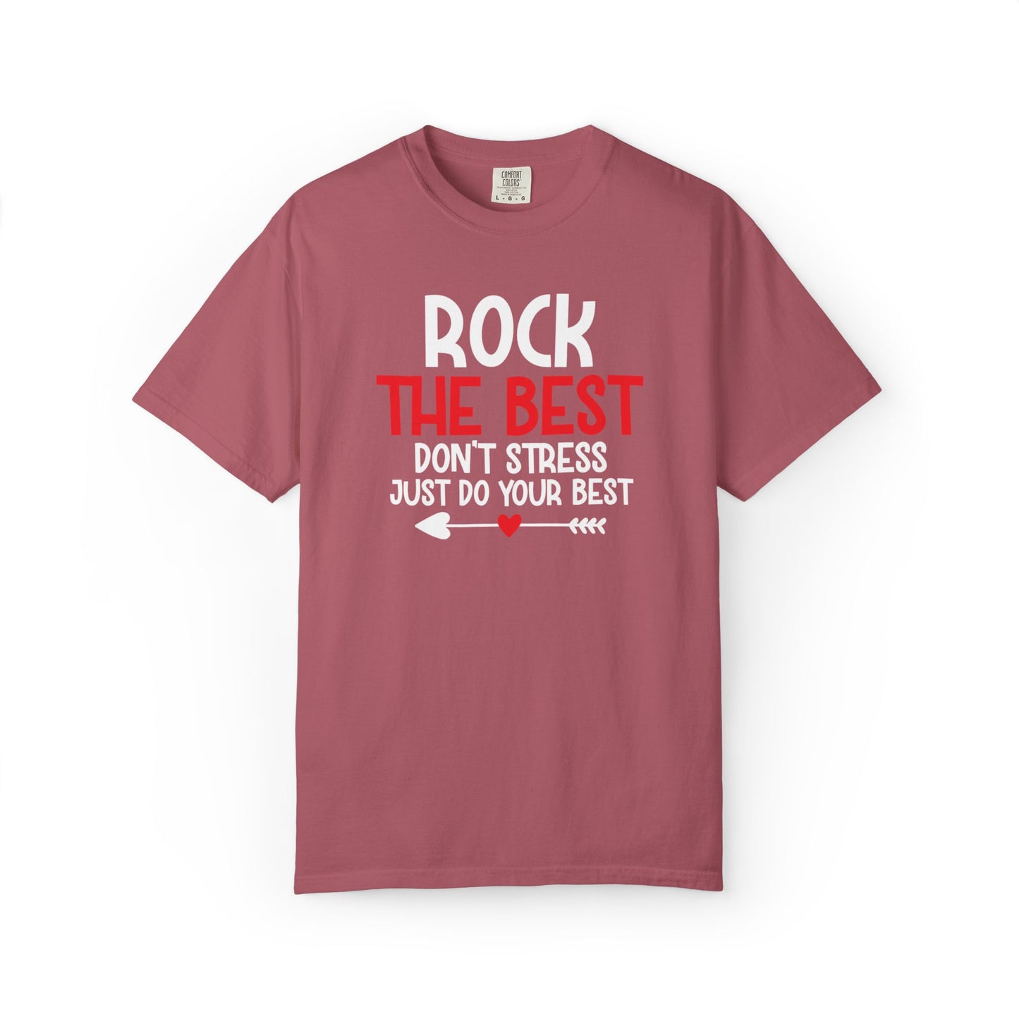 Motivational Rock The Best Stop Wishing Start Doing Action Goal Setting Modern Tee Achievement Self-Improvement Unisex Heavy Cotton T-Shirt