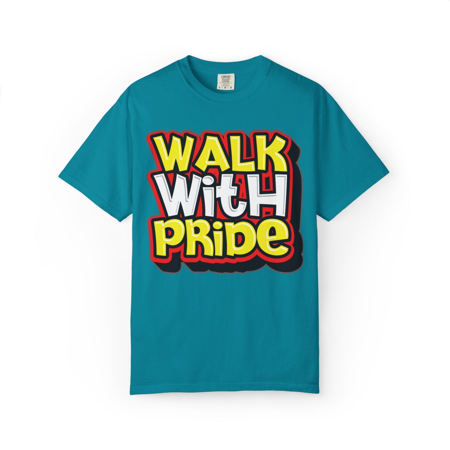 Walk With Pride Confidence Tee Aspiration Mindfulness Integrity Empowerment Unisex Heavy Cotton T-Shirt