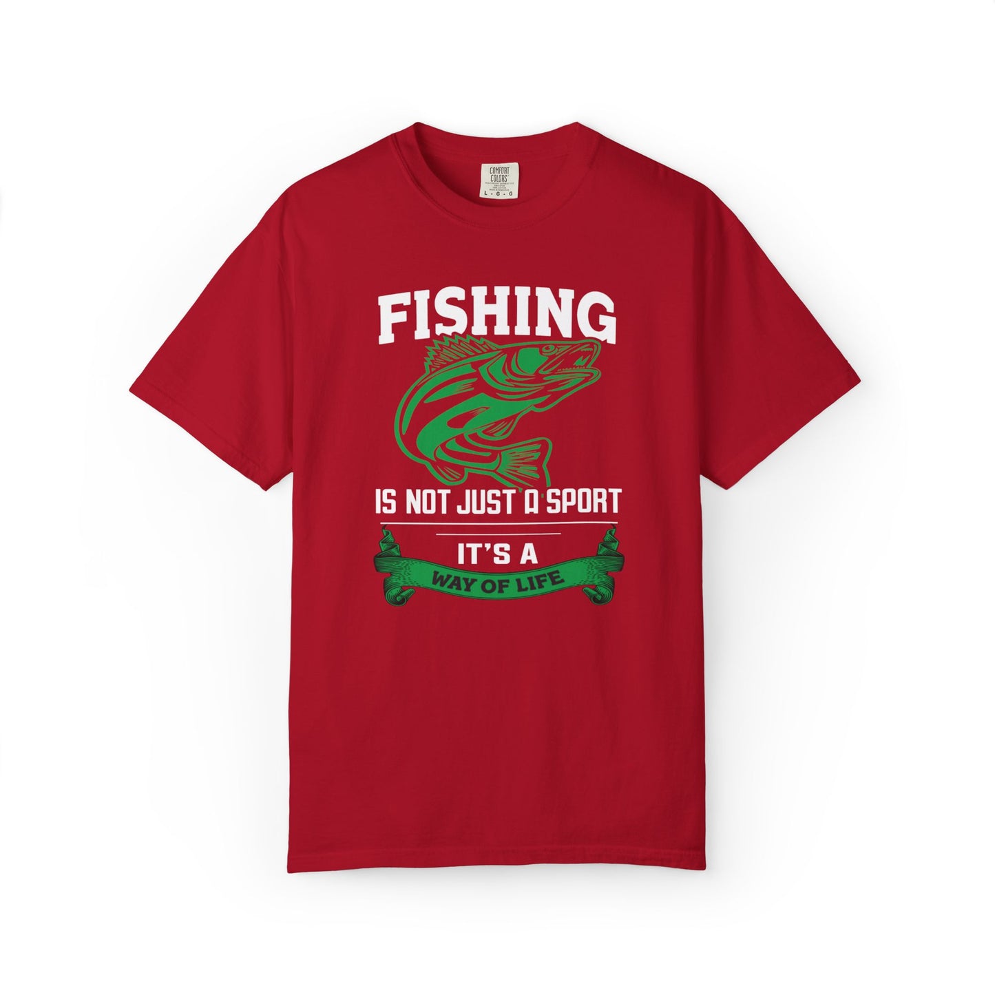 Fishing Is Not Just A Sport Reel Bait Fishing Tee Solitude Unisex Heavy Cotton T-Shirt