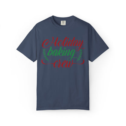 Holiday Baking Crew Xmas Cakes Christmas Cookies Festival Season Unisex Heavy Cotton T-Shirt