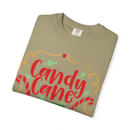 Candy Cane Cutie Enjoying Tee Tiny Helpers Jingle Bell Bling Festival Season Merry Christmas Unisex Heavy Cotton T-Shirt