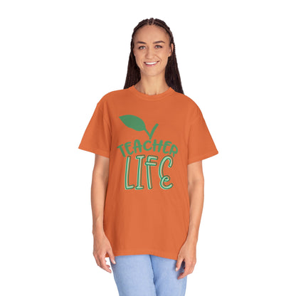 Teacher Life Role Model Supportive Learning Positive Reinforcement Moral Values Unisex Heavy Cotton T-Shirt