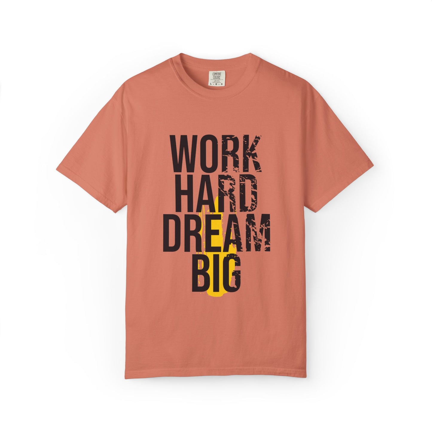 Work Hard Dream Big Creativity Imagination Tee Determination Reach For The Stars Unisex Heavy Cotton T-Shirt