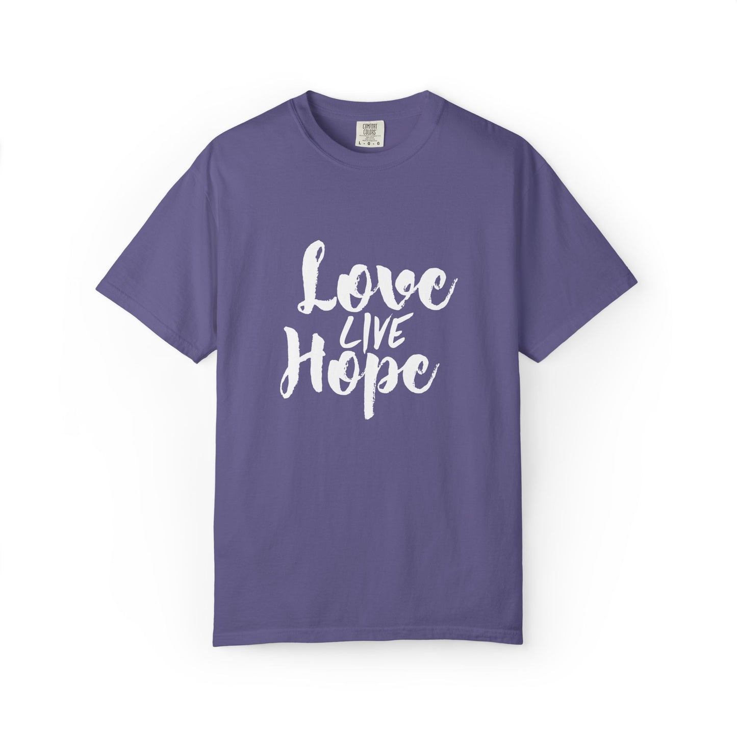 Love live hope Modern Tee Achievement Self-Improvement Unisex Heavy Cotton T-Shirt