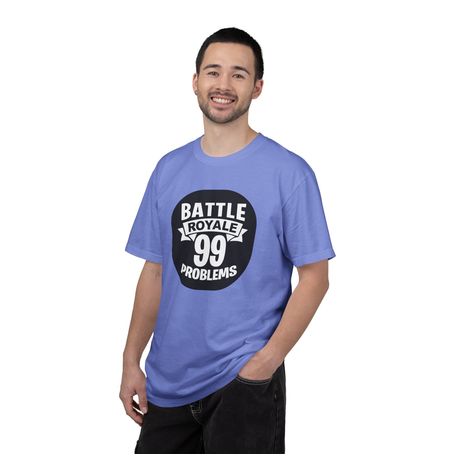 Battle Royal Multiplayer Madness Tee Thrilling Elimination High-Stakes Combat Unisex Heavy Cotton T-Shirt